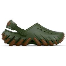 Grøn - Unisex Træsko Crocs Echo Ro Clog Clog Shoes - Green/Brown