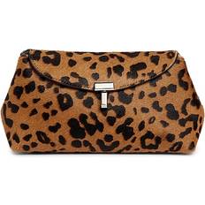 Kuvertväskor Toteme Mini T Lock Calf Hair Clutch - Leopard