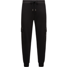 Moncler Trousers & Shorts Moncler Logo Jogger Cotton Blend Track Pants - Black