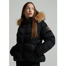 Junior Girls Allessia Short Puffer Jacket - Black