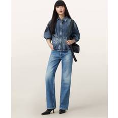 AllSaints Dam Jeans AllSaints Brooklyn High Rise Straight Jeans - Indigo Blue