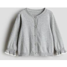 H&M Cardigans H&M Grey Cotton Cardigan Baby - Grey Cotton