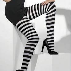 Stripes Tights Shein Plus Size Women Striped Tights Colorblock Pantyhose - Halloween
