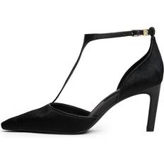 Tommy Hilfiger Pumps Tommy Hilfiger T-Bar Ankle Strap Stiletto Heels - Black
