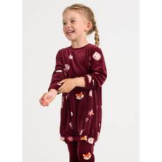 Blusar & Tunikor Barnkläder Lindex Tunika I Velour Top Long Velour Blusar - Red