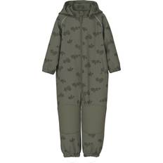 Name It Elastan Flyverdragter Name It Softshell Suit Aop 1Fo Noos - Khaki Green