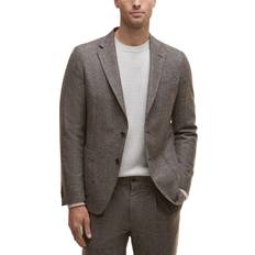 Barbour Men Blazers Barbour Kensington Check Single Breasted Modern Blazer - Brown