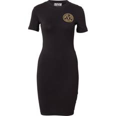 Guld Klänningar Versace Jeans Couture Klänning Guld - Svart
