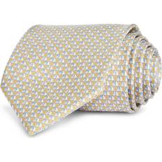 Beige - Herre Slips Ferragamo Accessories Herre Silkeslips - Beige