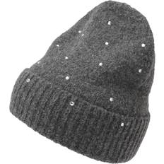 Elastan - Piger Huer Kids Only Kogchyna Life Knit Soft Beanie Cp Acc - Dark Grey
