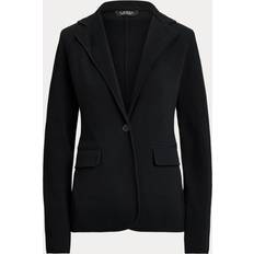 Ventilerande Kavajer Lauren Ralph Lauren Cotton Blend Sweater Blazer - Svart