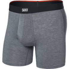 Vibe Xtra Boxer Brief Fly Syntetisk Undertøj - Grå