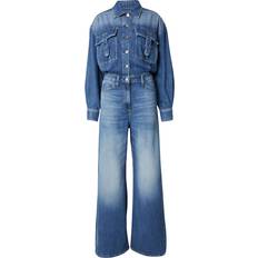 Guess Women Jumpsuits & Overalls Guess Jumpsuit Denim-Optik Brusttaschen - Jeansblau