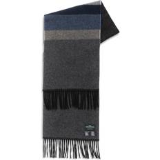 Men - Stripes Scarfs RODD & GUNN Jacks Point Rectangular Scarf - Denim Grigio
