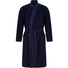 Lyle & Scott Robes Lyle & Scott Mens Text Jacquard Dressing Gown