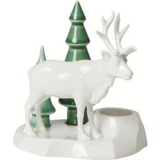 Dottir Winter Stories Kronelysestage H 14.8 x B 13.8 cm Porcelæn Lysestage