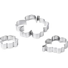 Sæt Kageforme Marimekko Unikko 3-pk Stainless Steel Kageform