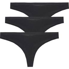 Adidas Dame Trusser adidas String Active Essentials Low Rise Thongs - Sort