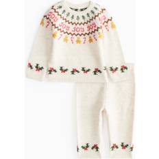 Tu Other Sets Tu Christmas Cream Knitted Set - Matching Family Kids