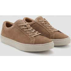 Mango Trainers Mango Suede Trainers Brown Man