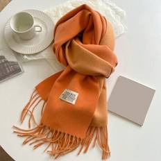 Shein Women Winter Scarf Beige Faux Cashmere Shawls Wraps