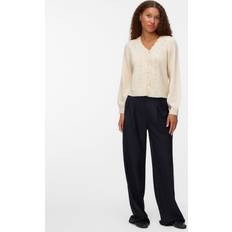 Vero Moda Hvid Trøjer Vero Moda Vmlya Strikket Cardigan - Hvid