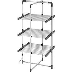 3-Tier Heated Clothes Airer Aluminium Cool Grey
