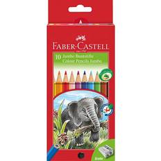 Farveblyanter jumbo Faber-Castell Jumbo Farveblyant 10-pak