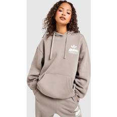 Adidas Women Jumpers adidas Wave Graphic Overhead Hoodie - Grey