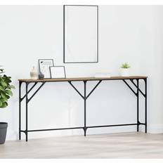 Trä Avlastningsbord vidaXL Konsolbord Artisan EK 180 x 23 x 75 cm Avlastningsbord