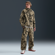 Brun - Nylon Bukser Nike Dri-FIT Camobukser Med Løs Pasform - Oliven/Mørkegrøn/Sort