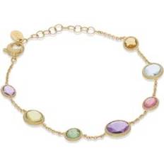Yellow Bracelets Marco Bicego Jaipur Colour 18ct Yellow Gold Mixed Gemstone Bracelet