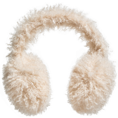 Beige - Dame Pandebånd Moncler Teddy Fleece Polstret Beige Hat - Beige