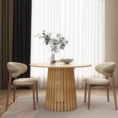 B&Q Dining Tables B&Q Stockholm Round Oak Dining Table