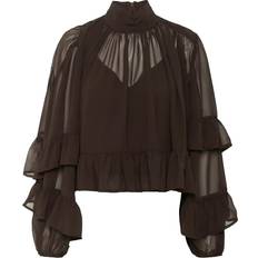 GZmio Blouse Molé - Mørkebrun