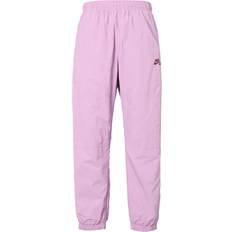 Nike Purple Trousers Nike Logo Print Loose Cuff Sweatpants Men - Purple