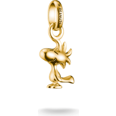 Guld - Återvunna material Berlocker & Hängen Thomas Sabo Connect Gold Plated Peanuts Woodstock Charm Pendant - Gold/Silver