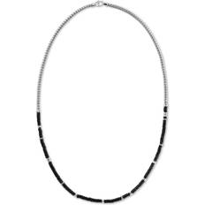 Men - Onyx Necklaces John Hardy Heishi Necklace Men Sterling Silver Onyx - Black