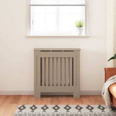 RadiatorCover 2 Pcs Brun 112x19x81.5cm