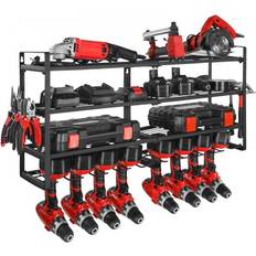 VEVOR Power Tool Organizer Wall Mount 8 Drill Holders