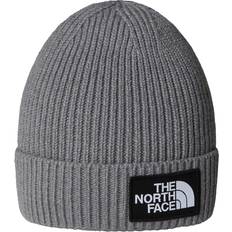 The North Face TNF Logo Box Cuffed Beanie Mössa - Grå