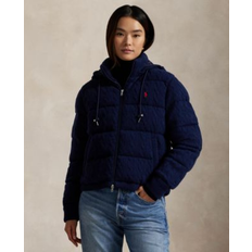 Polo Ralph Lauren Women Jackets Polo Ralph Lauren Hooded Quilt Jacket - Spring Navy Heather