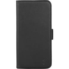 Iphone 13 læder cover Gear iPhone 15 pungetui sort