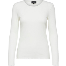 Selected Ribbed Long Sleeved Top