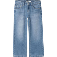 Blå - Piger Bukser Name It Wide Leg Jeans