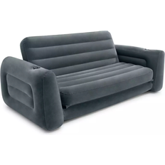 Camping Sofas on sale Intex Flocked Inflatable Pull Out Camping Sofa 221 x 193 x 66cm - Black