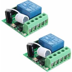 2Pcs DC12V 10A 1CH Wireless Relay RF Remote Control