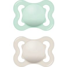 Mam Beige Babyudstyr Mam Air Sut Silicone Blue 0-6M 2 stk