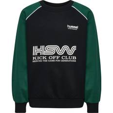 Hummel 134/140 Børnetøj Hummel HmlJR Oversized Crew Hsw - Dark Green