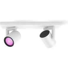 Philips Hue Vägg Spotlights Philips Hue Argenta Vit 2 Spotlights Spotlight